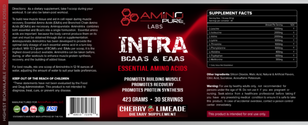 Intra Workout  BCAA & EAA 30 servings - Image 3