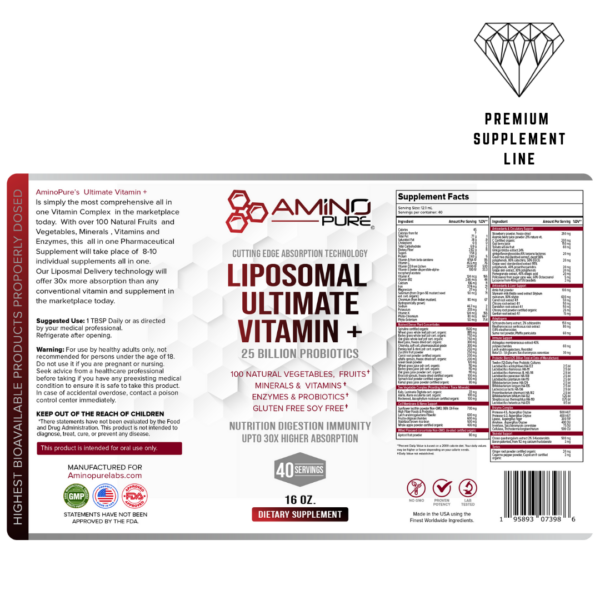 LIPOSOMAL ULTIMATE VITAMIN  + 16 OZ - Image 3