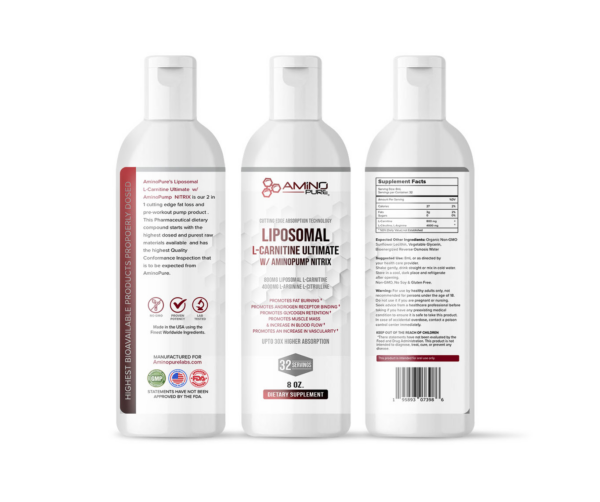 LIPOSOMAL L-CARNITINE 900MG w/ AMINOPUMP NITRIX - Image 3